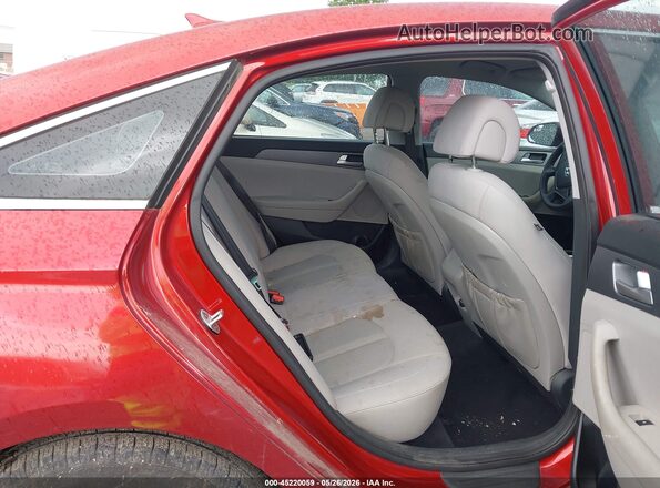 5NPE24AF9GH368166 2016 HYUNDAI SONATA Красный Вид наклейки с VIN-кодом