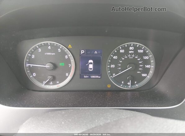 5NPE24AF9HH576842 2017 HYUNDAI SONATA Серебряный Вид задних сидений
