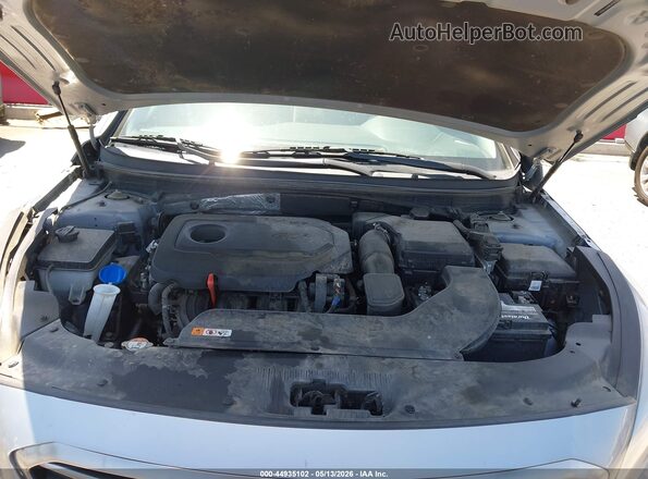5NPE24AF9HH579031 2017 HYUNDAI SONATA Silver Вид ззаду