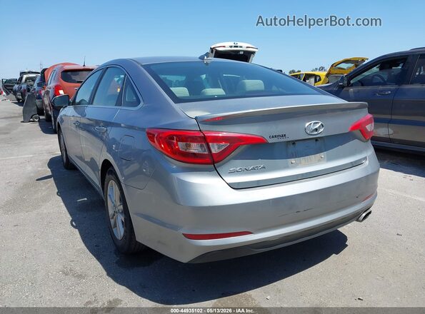 5NPE24AF9HH579031 2017 HYUNDAI SONATA Silver Задня ліва чверть