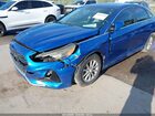 2018 Hyundai Sonata Se Синий vin: 5NPE24AF9JH655840