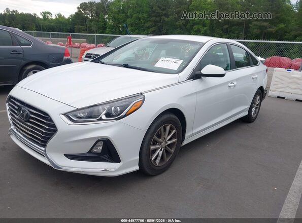 5NPE24AF9KH745331 2019 HYUNDAI SONATA White Przód lewy