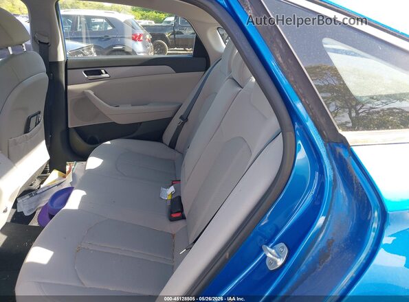 5NPE24AF9KH755082 2019 HYUNDAI SONATA Синий Вид наклейки с VIN-кодом