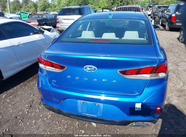 5NPE24AF9KH755082 2019 HYUNDAI SONATA Синий 