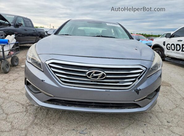 5NPE24AFXGH407900 2016 HYUNDAI SONATA Серый Вид спереди