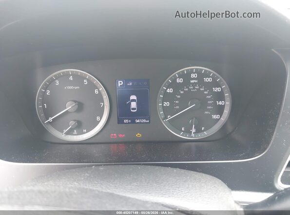 5NPE24AFXHH467760 2017 HYUNDAI SONATA Серебряный Вид задних сидений