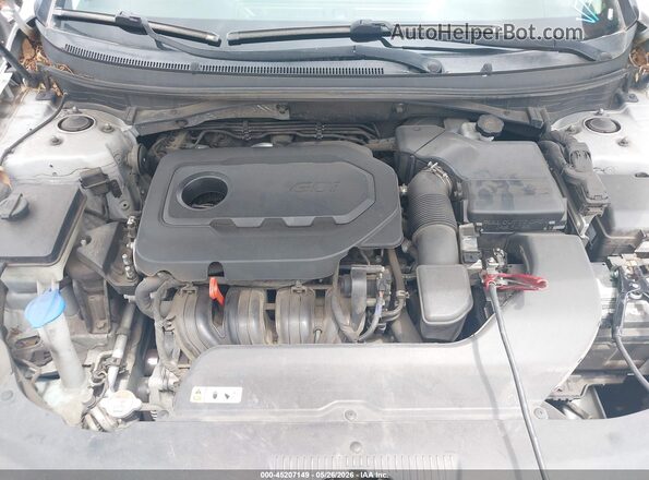 5NPE24AFXHH467760 2017 HYUNDAI SONATA Серебряный Вид сзади