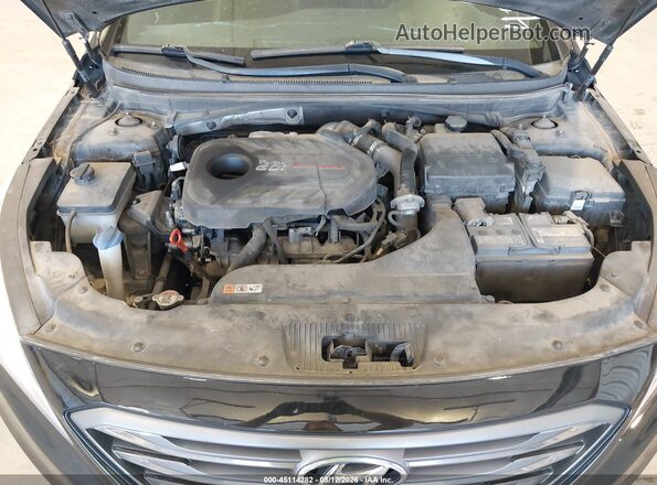5NPE34AB6HH544909 2017 HYUNDAI SONATA Черный Вид сзади