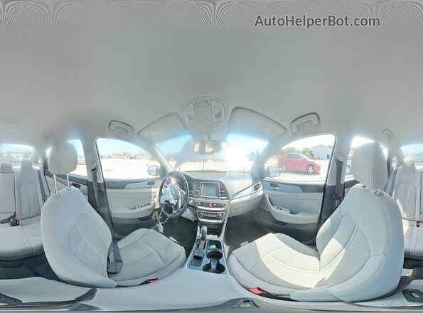 5NPE34AF0JH665573 2018 HYUNDAI SONATA Серый Панорамный вид салона 360°