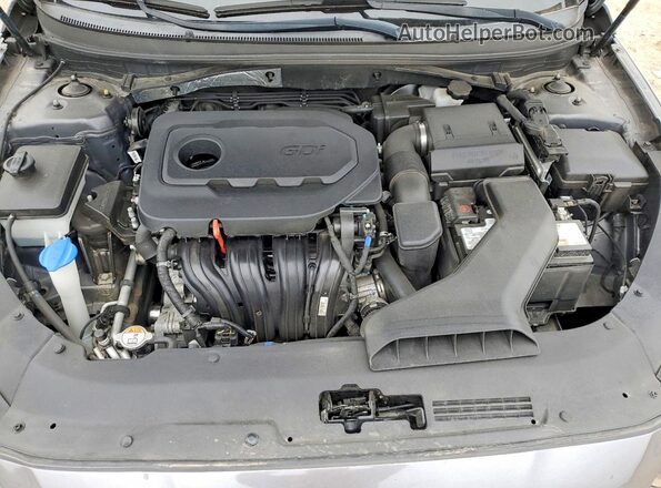 5NPE34AF0KH797217 2019 HYUNDAI SONATA Серый Вид задней части салона