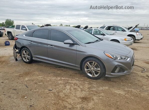 5NPE34AF0KH797217 2019 HYUNDAI SONATA Серый Передняя правая четверть