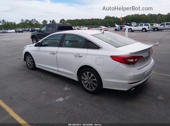 5NPE34AF1GH268284 2016 HYUNDAI SONATA Белый Задняя левая четверть