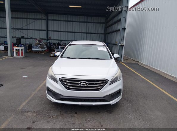 5NPE34AF1GH268284 2016 HYUNDAI SONATA Белый Вид щитка приборов