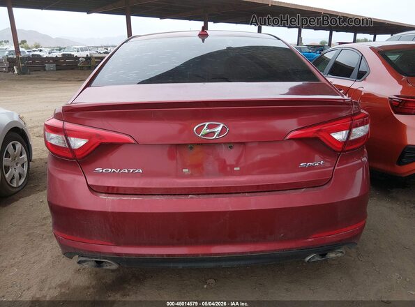 5NPE34AF1GH341038 2016 HYUNDAI SONATA Бордовый 
