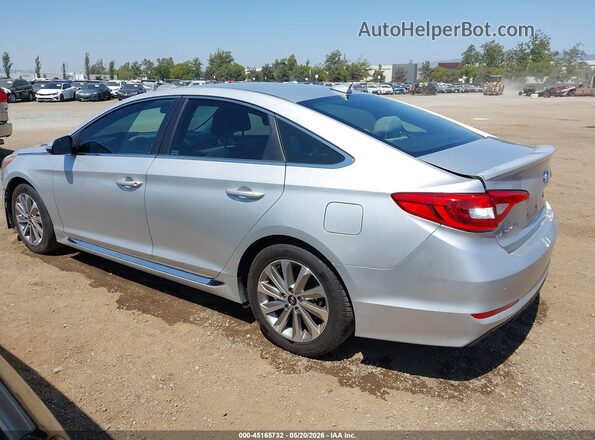 5NPE34AF1HH545808 2017 HYUNDAI SONATA Серебряный Задняя левая четверть