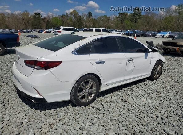 5NPE34AF1JH604331 2018 HYUNDAI SONATA White Trasero derecho