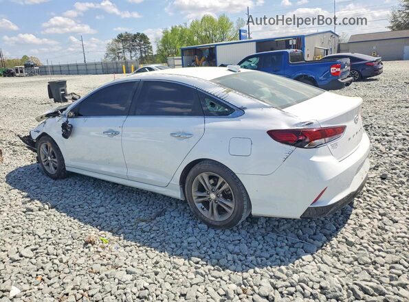 5NPE34AF1JH604331 2018 HYUNDAI SONATA White Trasero izquierdo