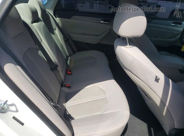 5NPE34AF1JH604331 2018 HYUNDAI SONATA White Vista de los asientos traseros