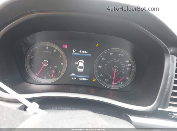 5NPE34AF1JH706843 2018 HYUNDAI SONATA Серый Вид задних сидений