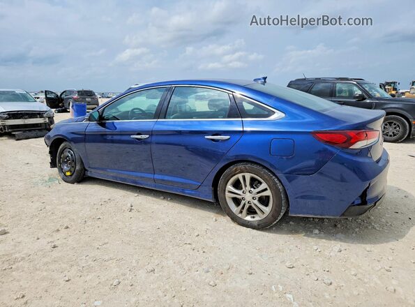 5NPE34AF1KH782824 2019 HYUNDAI SONATA Blue უკანა მარცხენა