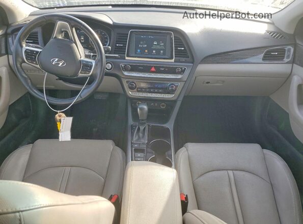 5NPE34AF1KH782824 2019 HYUNDAI SONATA Blue წინა პანელის ხედი