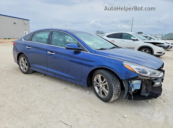 5NPE34AF1KH782824 2019 HYUNDAI SONATA Blue წინა მარჯვენა