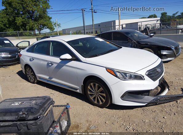 5NPE34AF2GH266026 2016 HYUNDAI SONOTA White Delantero derecho