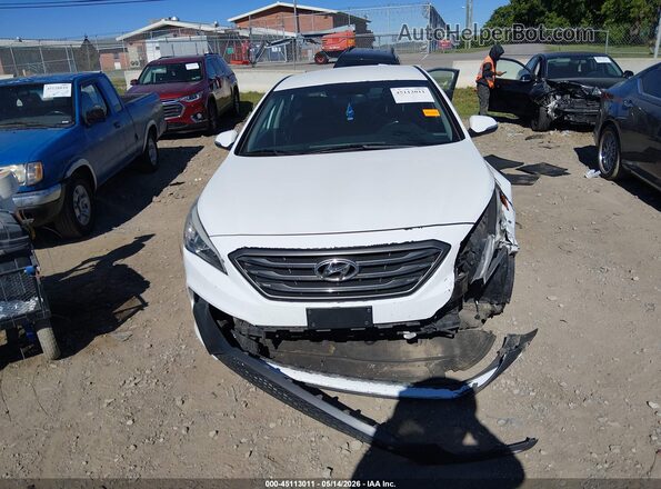 5NPE34AF2GH266026 2016 HYUNDAI SONOTA White Vista del cuadro de instrumentos