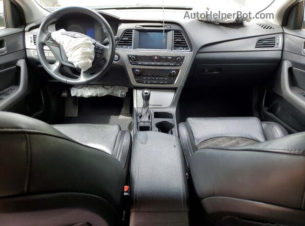 5NPE34AF2GH269086 2016 HYUNDAI SONATA White Widok deski rozdzielczej