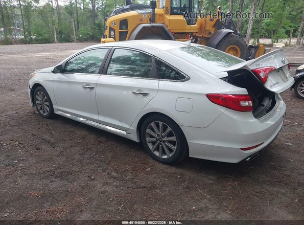 5NPE34AF2GH436109 2016 HYUNDAI SONATA Белый Задняя левая четверть