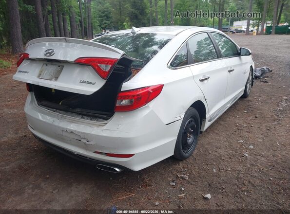 5NPE34AF2GH436109 2016 HYUNDAI SONATA Белый Задняя правая четверть