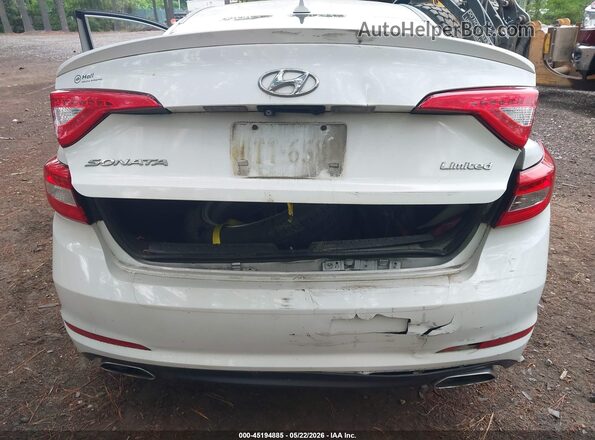 5NPE34AF2GH436109 2016 HYUNDAI SONATA Белый Вид спереди