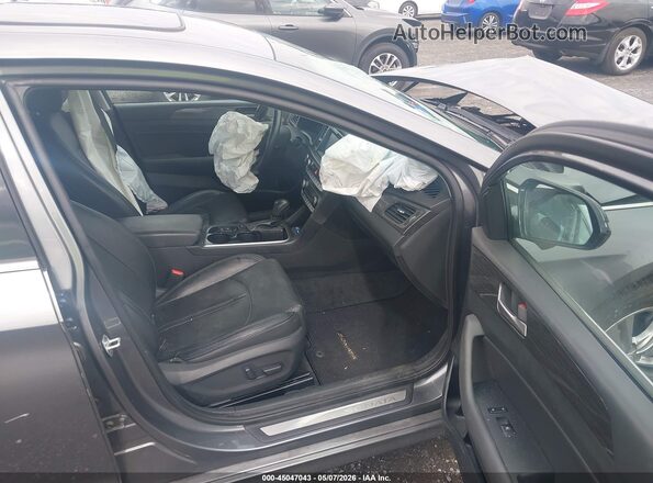 5NPE34AF2KH731445 2019 HYUNDAI SONATA Серый Вид салона спереди