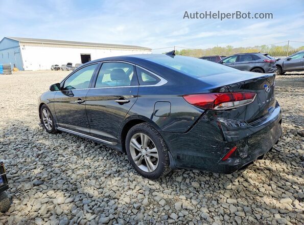 5NPE34AF2KH761609 2019 HYUNDAI SONATA Черный Задняя левая четверть