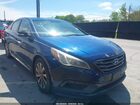 2016 Hyundai Sonata Sport Blue vin: 5NPE34AF3GH436491