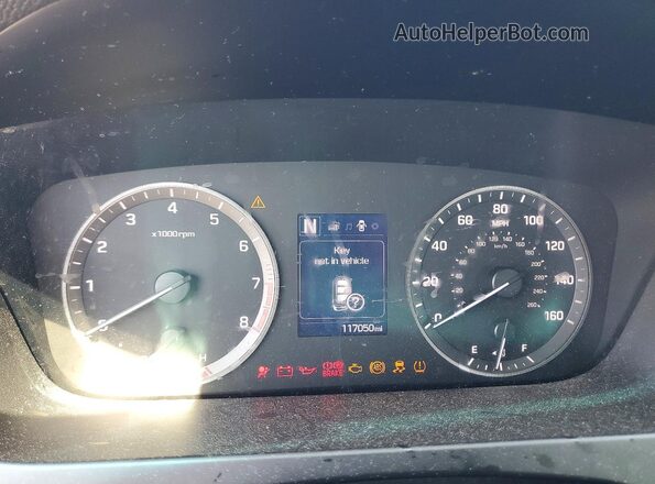 5NPE34AF3HH466916 2017 HYUNDAI SONATA Белый Вид щитка приборов