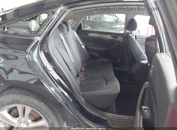 5NPE34AF3JH597883 2018 HYUNDAI SONATA Black Vista de la etiqueta del VIN