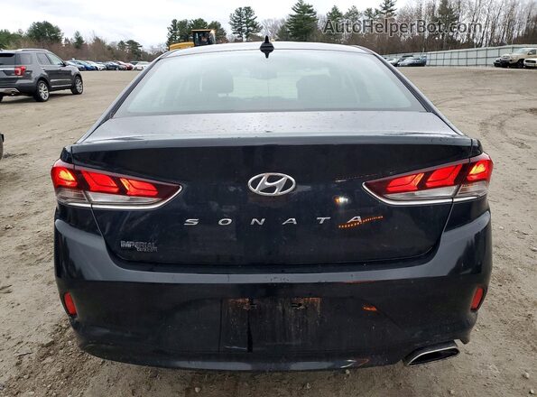 5NPE34AF3JH642319 2018 HYUNDAI SONATA Черный Вид сзади