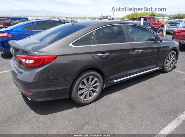 5NPE34AF4GH261099 2016 HYUNDAI SONATA Серый Задняя правая четверть