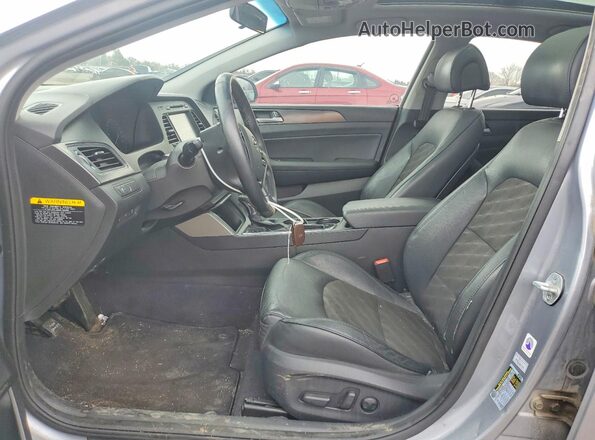 5NPE34AF4GH288707 2016 HYUNDAI SONOTA Silver Widok wnętrza z przodu