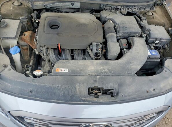 5NPE34AF4GH288707 2016 HYUNDAI SONOTA Silver Widok wnętrza z tyłu