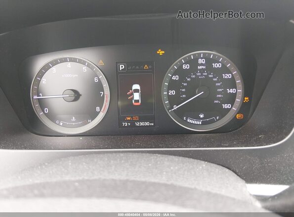 5NPE34AF4GH310270 2016 HYUNDAI SONATA Белый Вид задних сидений