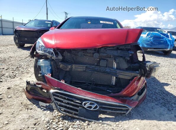 5NPE34AF4GH324119 2016 HYUNDAI SONATA Red წინა ხედი