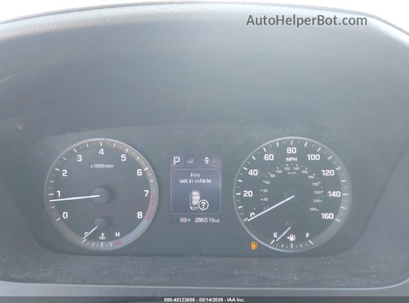 5NPE34AF4GH363986 2016 HYUNDAI SONATA Синий Вид задних сидений
