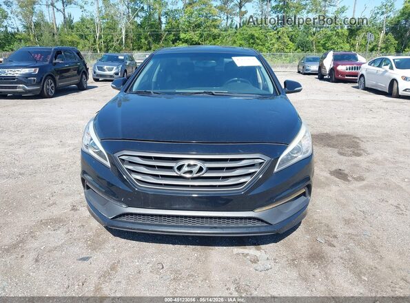 5NPE34AF4GH363986 2016 HYUNDAI SONATA Синий Вид спереди