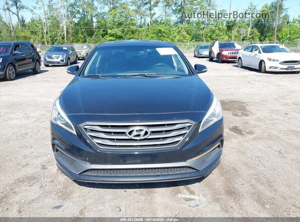5NPE34AF4GH363986 2016 HYUNDAI SONATA Синий Вид щитка приборов
