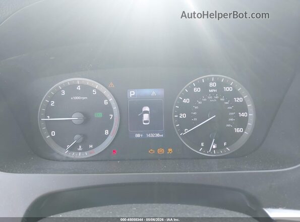 5NPE34AF4GH427802 2016 HYUNDAI SONATA Черный Вид задних сидений