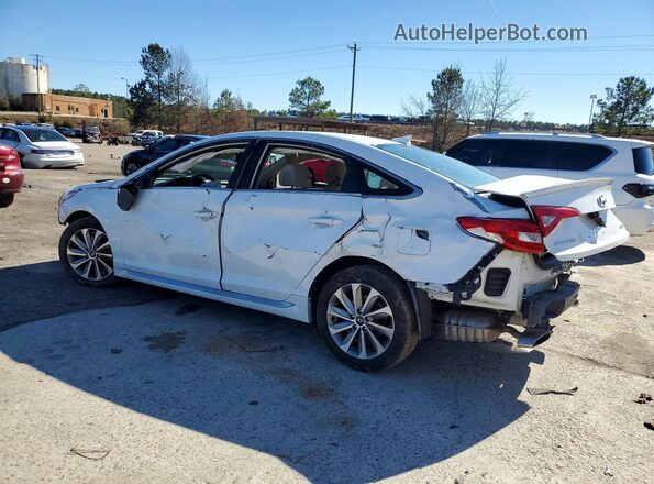 5NPE34AF4HH515007 2017 HYUNDAI SONATA Белый Задняя левая четверть