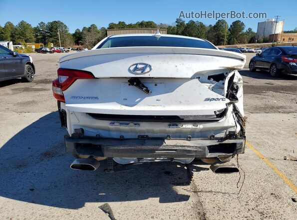 5NPE34AF4HH515007 2017 HYUNDAI SONATA Белый Вид сзади