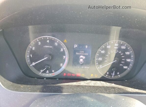 5NPE34AF4HH515007 2017 HYUNDAI SONATA Белый Вид щитка приборов